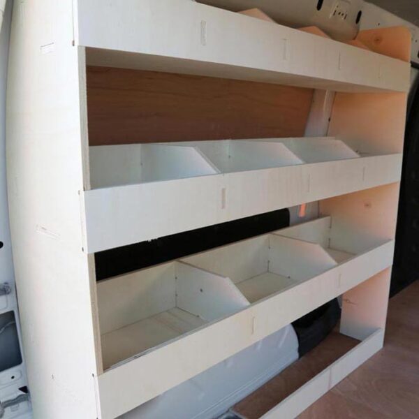 Volkswagen Caddy L2 (Maxi) 2004-20 Estantería trasera para el lado del conductor - Imagen 2