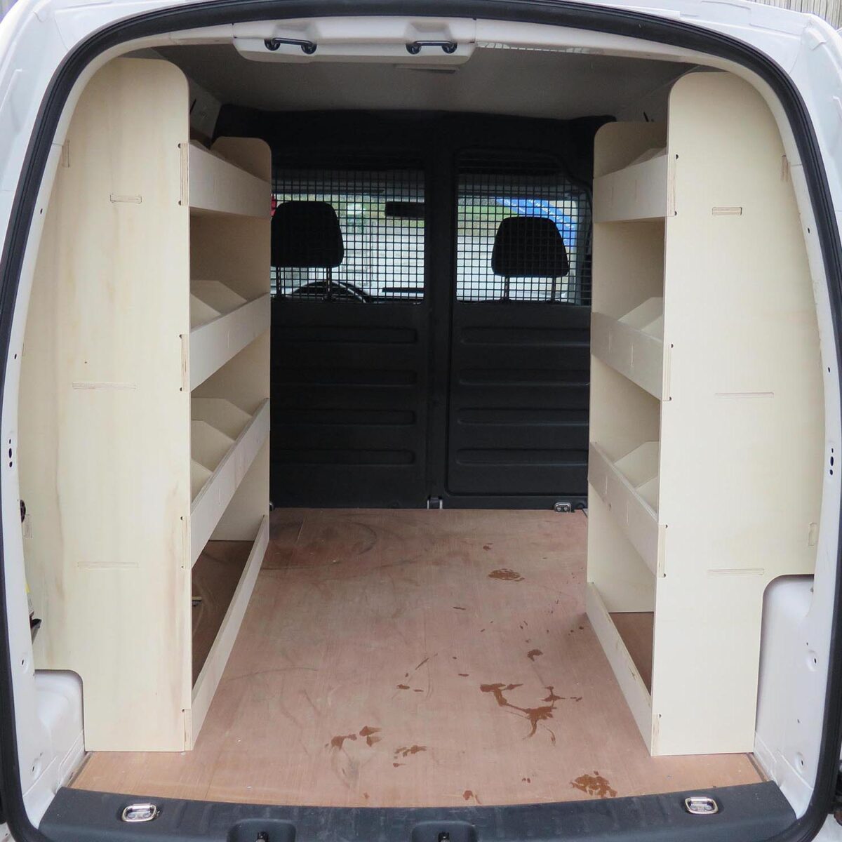 Volkswagen Caddy L1 2004-20 Estanterías dobles traseras - Imagen 1