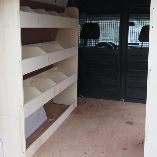 Volkswagen Caddy L1 2004-20 Estanterías dobles traseras - Imagen 3