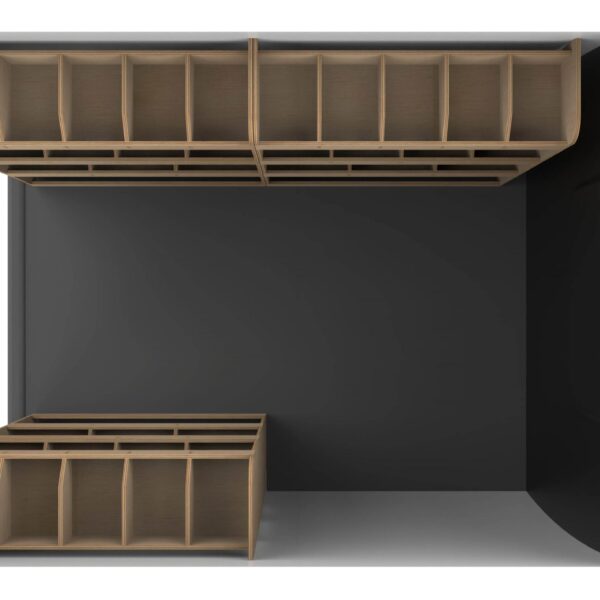 Volkswagen Transporter T7 L2 2025+ Estanterías triples - Imagen 9