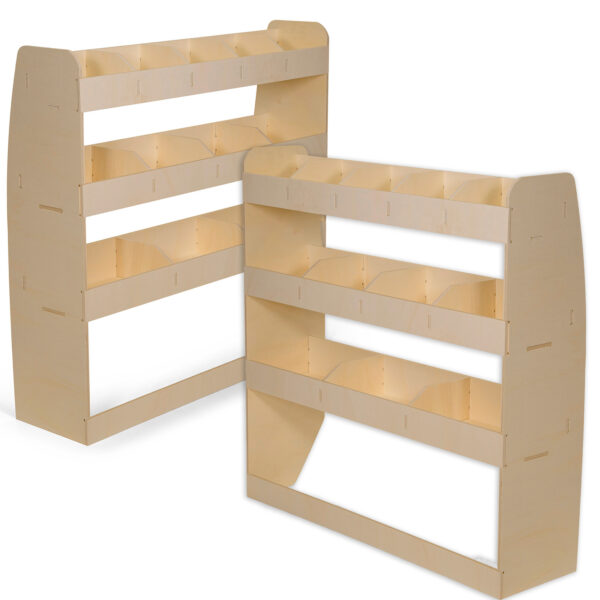 Volkswagen Transporter T6 L2 2015-24 Estanterías dobles traseras - Imagen 4