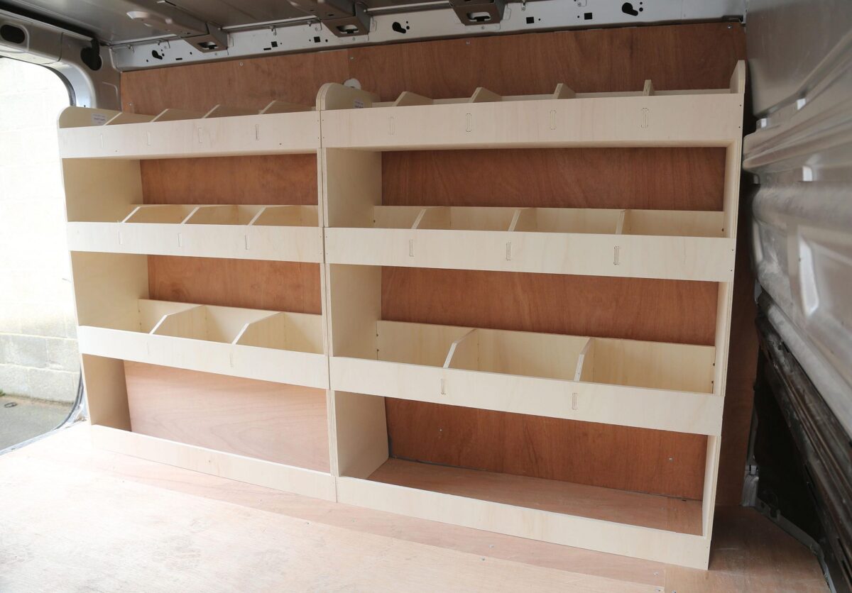 Opel Vivaro L2 2014-19 Estantería para todo el lado del conductor - Imagen 3