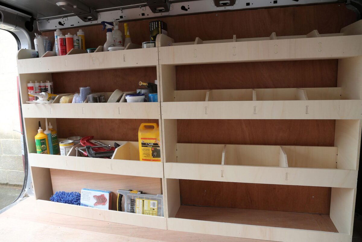 Opel Vivaro L2 2014-19 Estantería para todo el lado del conductor - Imagen 2