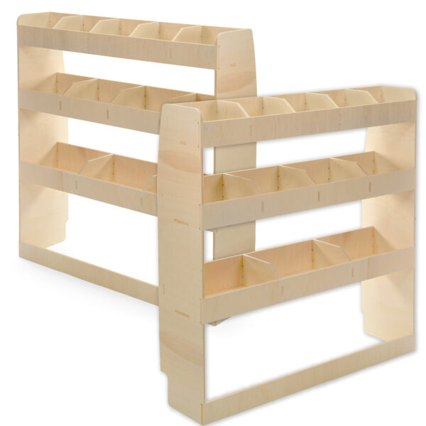 Opel Vivaro L2 2014-19 Estanterías dobles traseras - Imagen 4