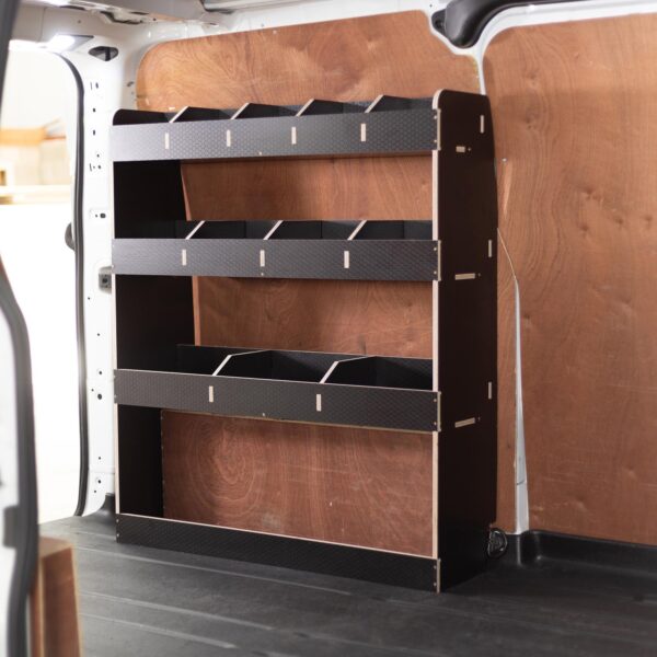 Volkswagen Transporter T7 L1 2025+ Tablero Fenólico Estantería trasera para el lado del conductor - Imagen 2