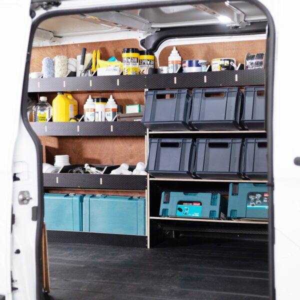 Volkswagen Transporter T7 L2 2025+ Tablero Fenólico Caja de herramientas y estantería trasera - Imagen 4