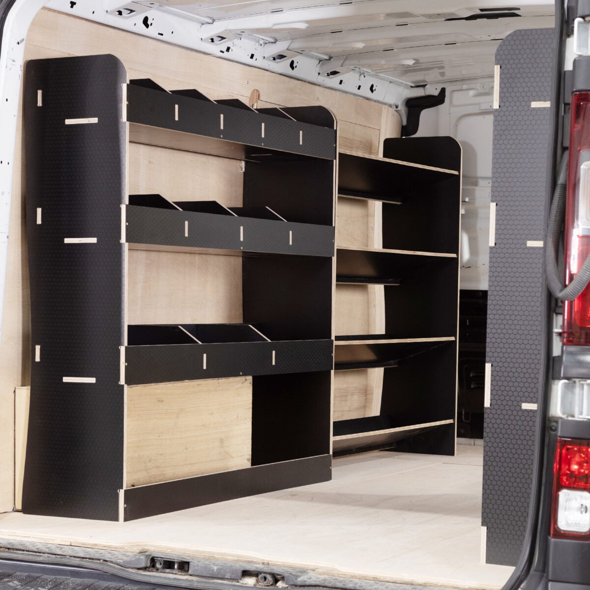 Estanterías Nissan Primastar L2 2001-14 kit de 3 módulos – tablero fenólico - Imagen 2