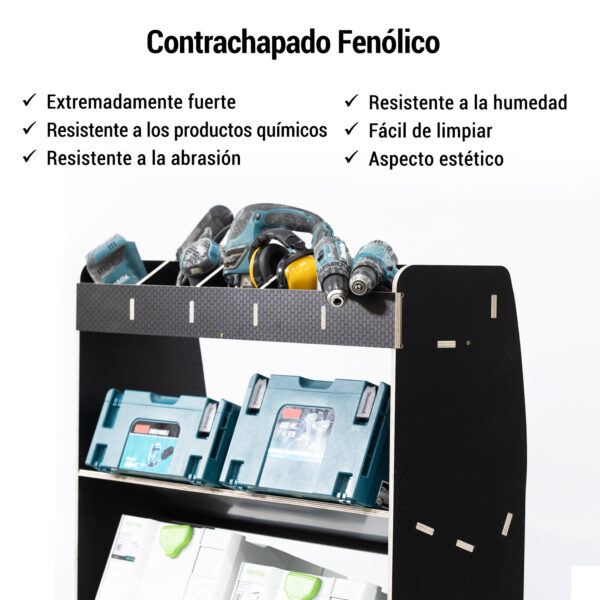 Fiat Scudo Largo (L3) 2022+ Tablero Fenólico Estanterías triples - Imagen 11