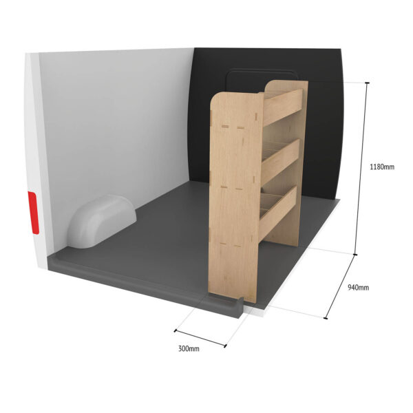Nissan Primastar L1 2001-14 Estantería para el lado del pasajero - Imagen 10