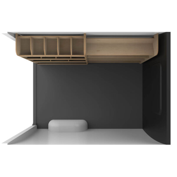 Nissan Primastar L1 2001-14 Caja de herramientas y estantería trasera - Imagen 11