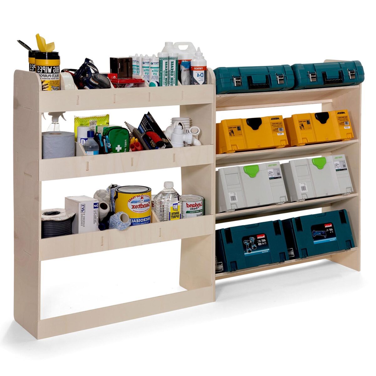 Nissan Primastar L1 2001-14 Caja de herramientas y estantería trasera - Imagen 6