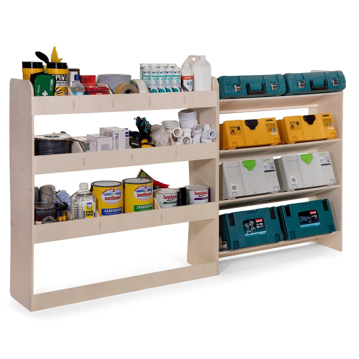 Nissan Primastar L2 2001-14 Caja de herramientas y estantería trasera - Imagen 5