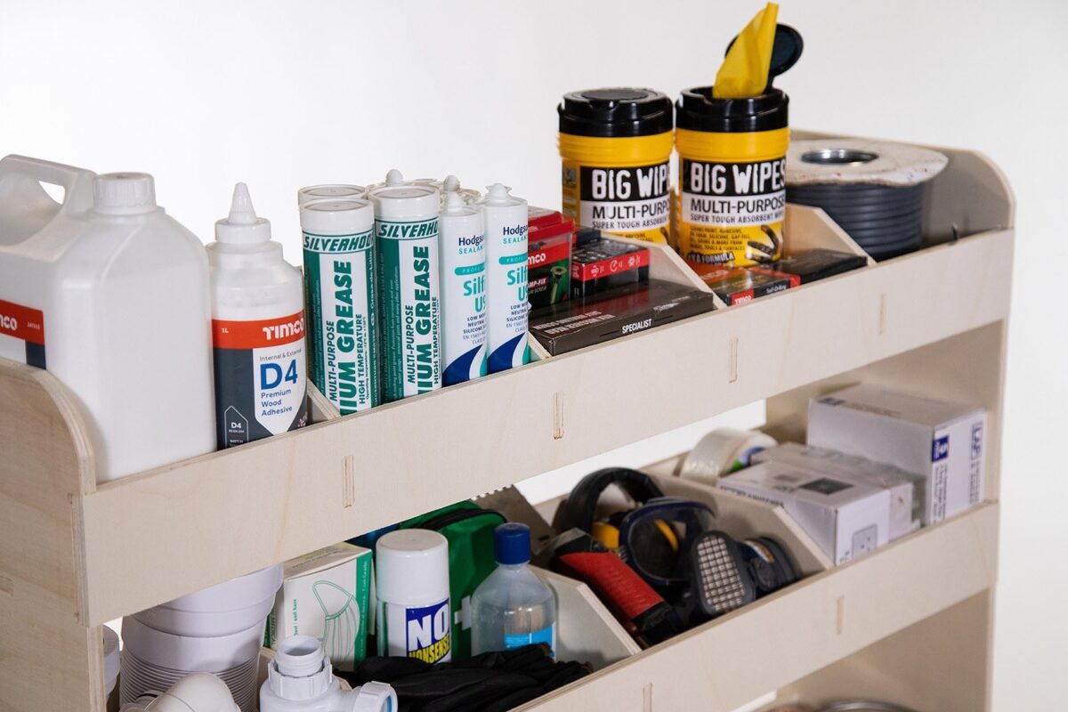 Nissan Primastar L2 2001-14 Estanterías dobles traseras - Imagen 7