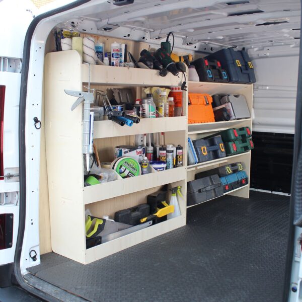 Nissan Primastar L1 2001-14 Caja de herramientas y estantería trasera - Imagen 3