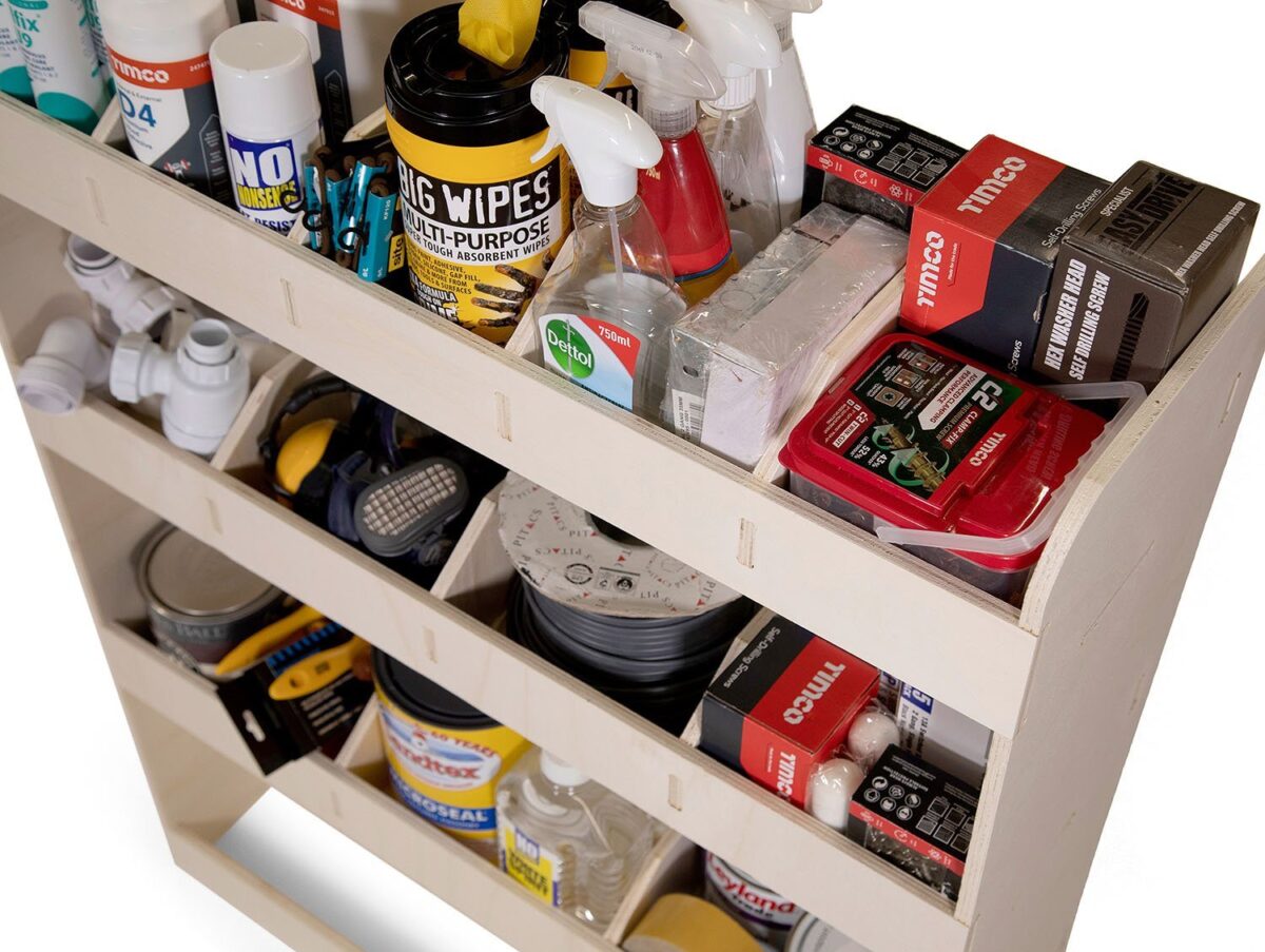 Nissan Primastar L1 2001-14 Estantería para todo el lado del conductor - Imagen 9