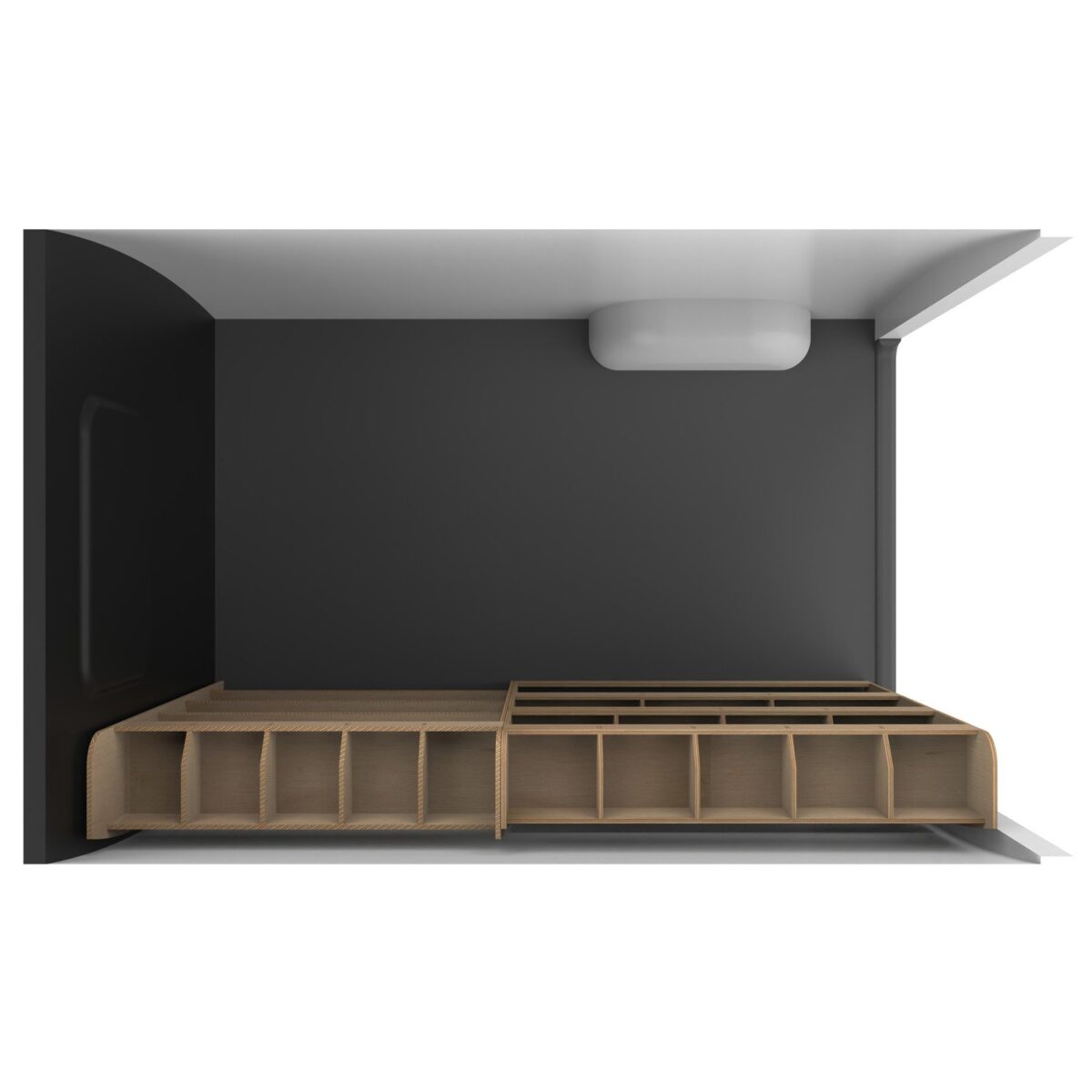 Mercedes Vito L3 2003+ Caja de herramientas y estantería trasera - Imagen 9