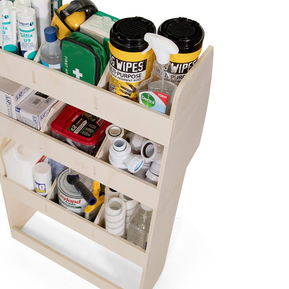 Estanterías Ford Transit Connect L1 2014-23 Estanterías Dobles Traseras Furgoneta - Imagen 7