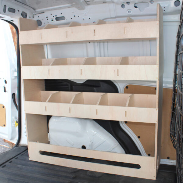 Ford Transit Courier L1 2014-23 – Estantería para furgoneta con compartimentos lado del conductor - Imagen 4